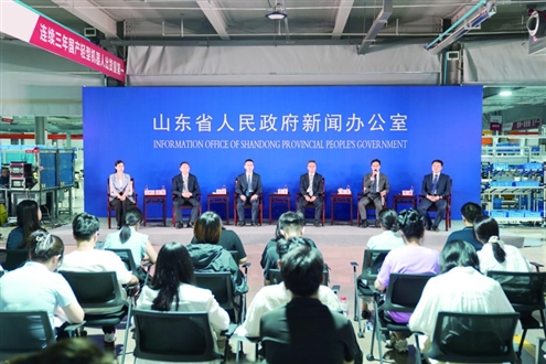 15日下午,山东省人民政府新闻办公室举行“产业链上的山东好品牌”系列现场记者见面会 受访者供图